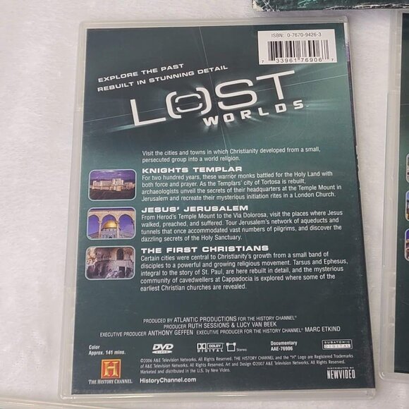 2006 Lost Worlds History Channel DVD 4 Disc 2007 A&E Box Set - Picture 8 of 16